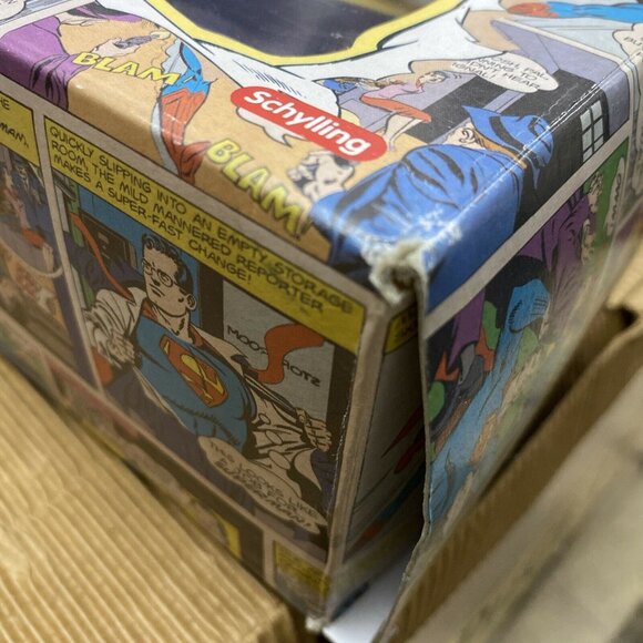 Superman Classic Rocket Tin Toy Friction Motor by Schylling 2001 NIB - Picture 12 of 12